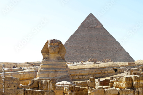 Sphinx and Pyramid Egypt