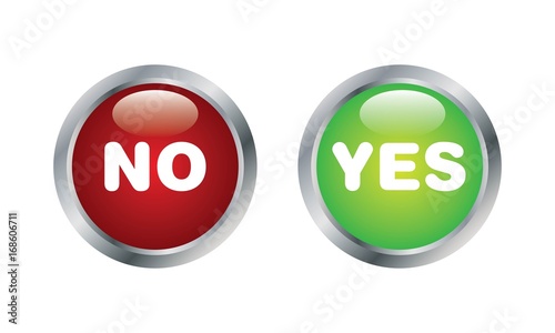 No and Yes Button