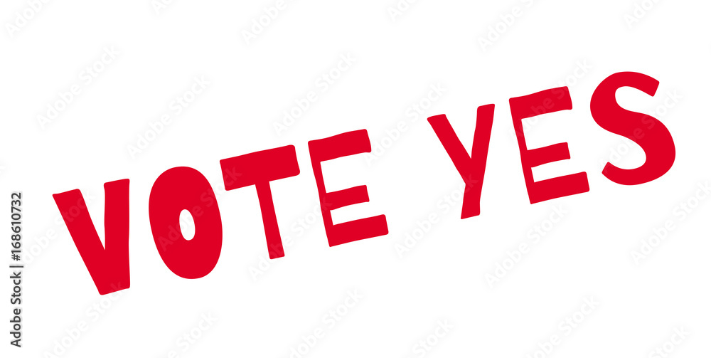 Vote Yes rubber stamp. Grunge design with dust scratches. Effects can be easily removed for a clean, crisp look. Color is easily changed. Vote Yes rubber stamp. Grunge design with dust scratches. Effects can be easily removed for a clean, crisp look. Color is easily changed.