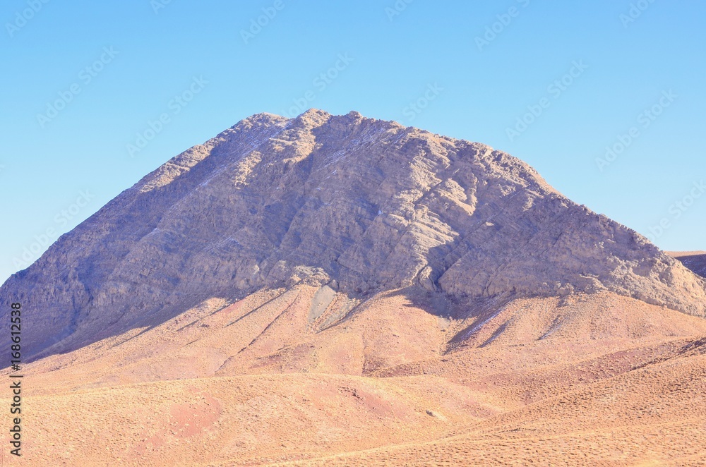 Mountain Range in Yazd Province in Iran