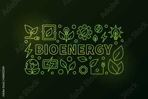 Bioenergy vector banner