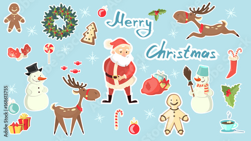 Merry Christmas set.