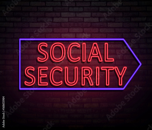 Social security concept.