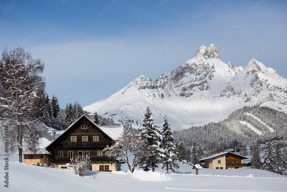 Wintermärchen in den Alpen 