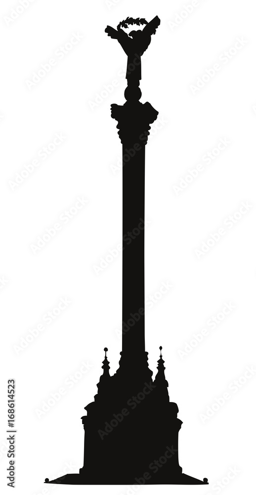 Monument. Vector drawing