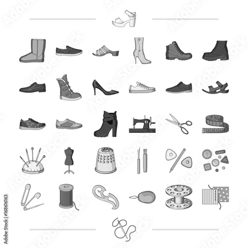 thread, purchase, fashion and other web icon in black style.atelier, tailor, style icons in set collection.