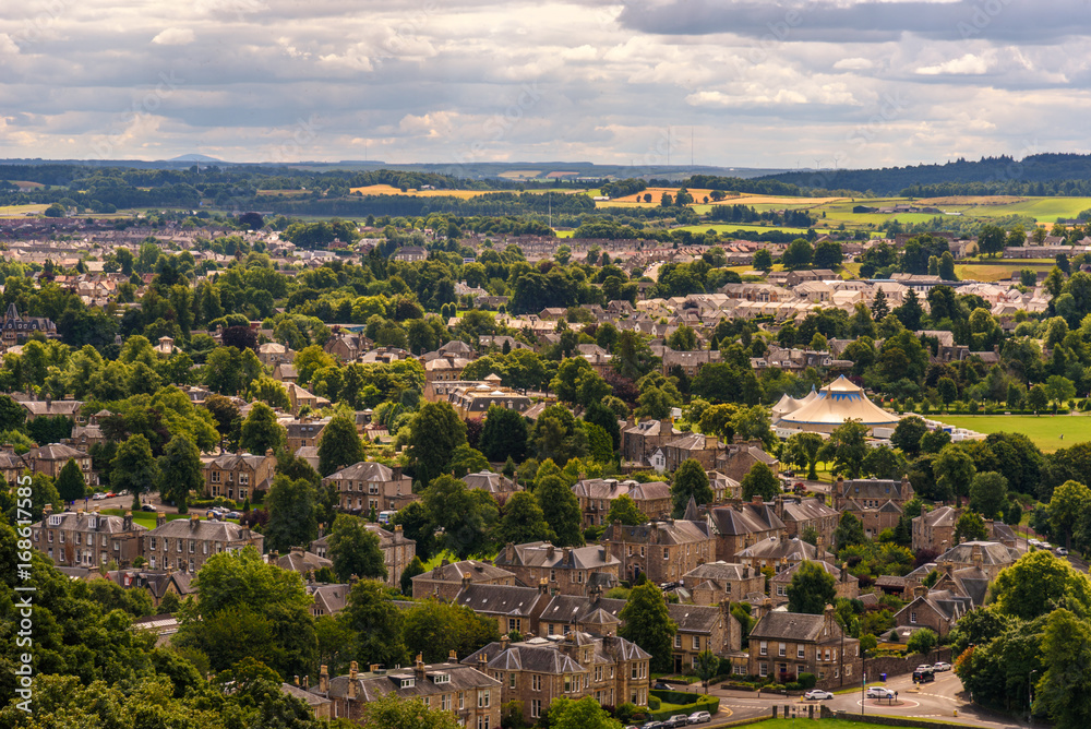 Aeirlal view of Stirling