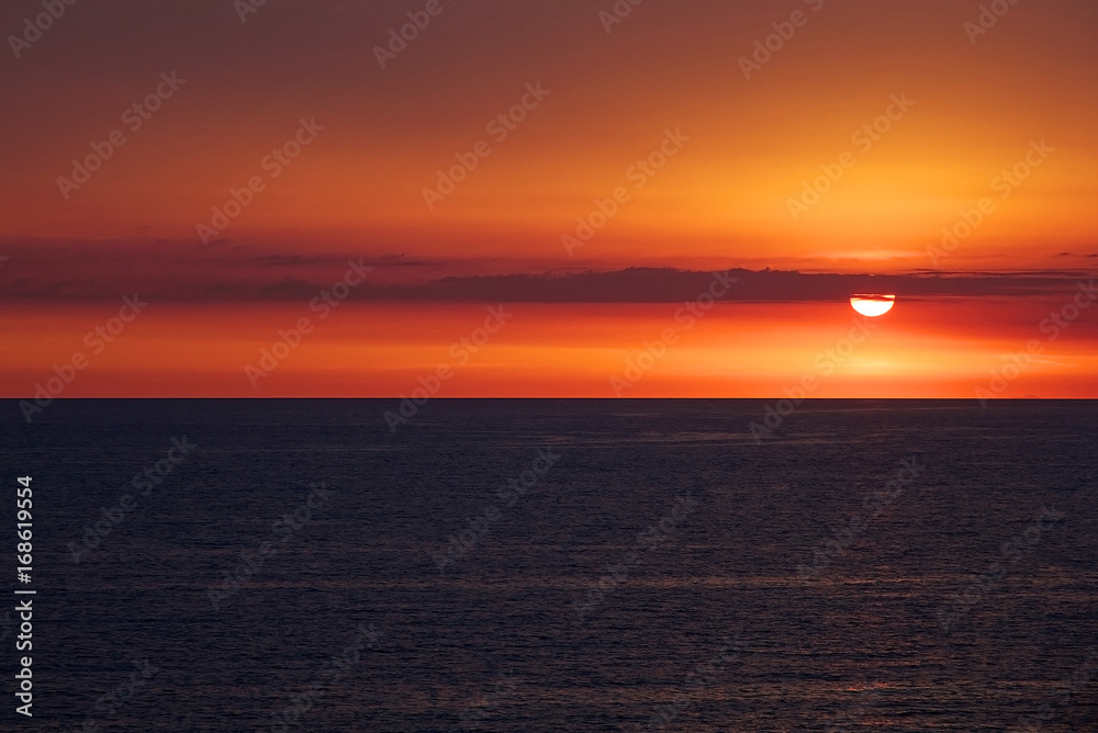 Obraz premium Sunset on the sea