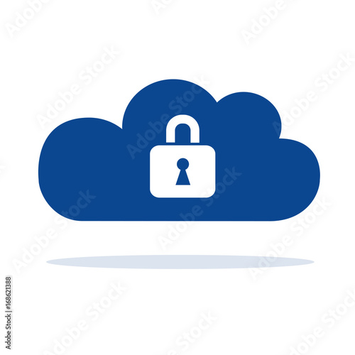 cloud sicherheit blau