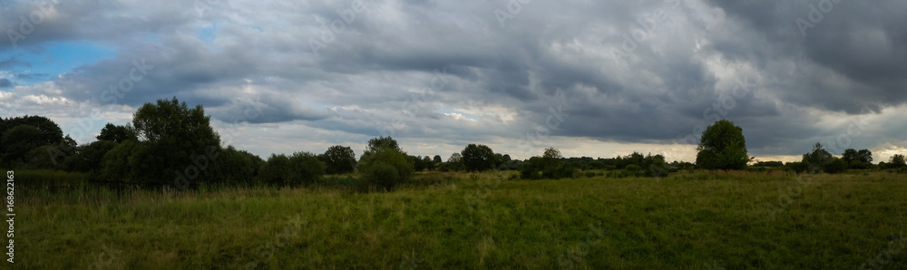 beautiful panorama of the landscape