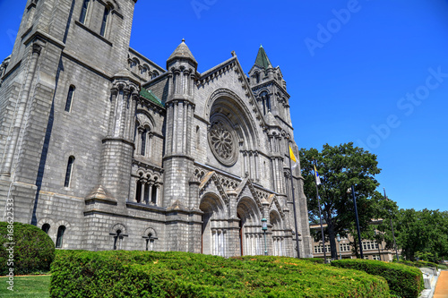 St. Louis, Missouri, USA - August 18, 2017: The Cathedral Basilica of Saint Louis on Lindell Boulevard in St. Louis, Missouri. photo