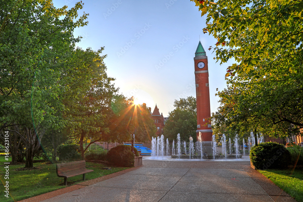 St. Louis, Missouri, USA - August 18, 2017: Saint Louis University in St. Louis, Missouri.