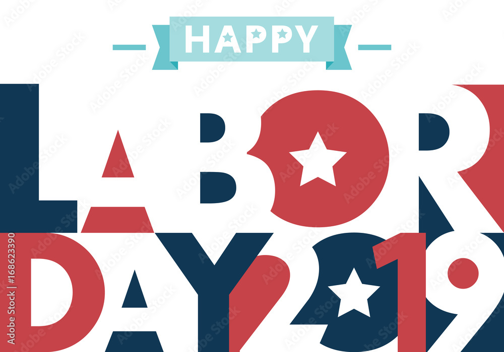 Happy Labor Day. text signs. Vector illustration for design. All in a