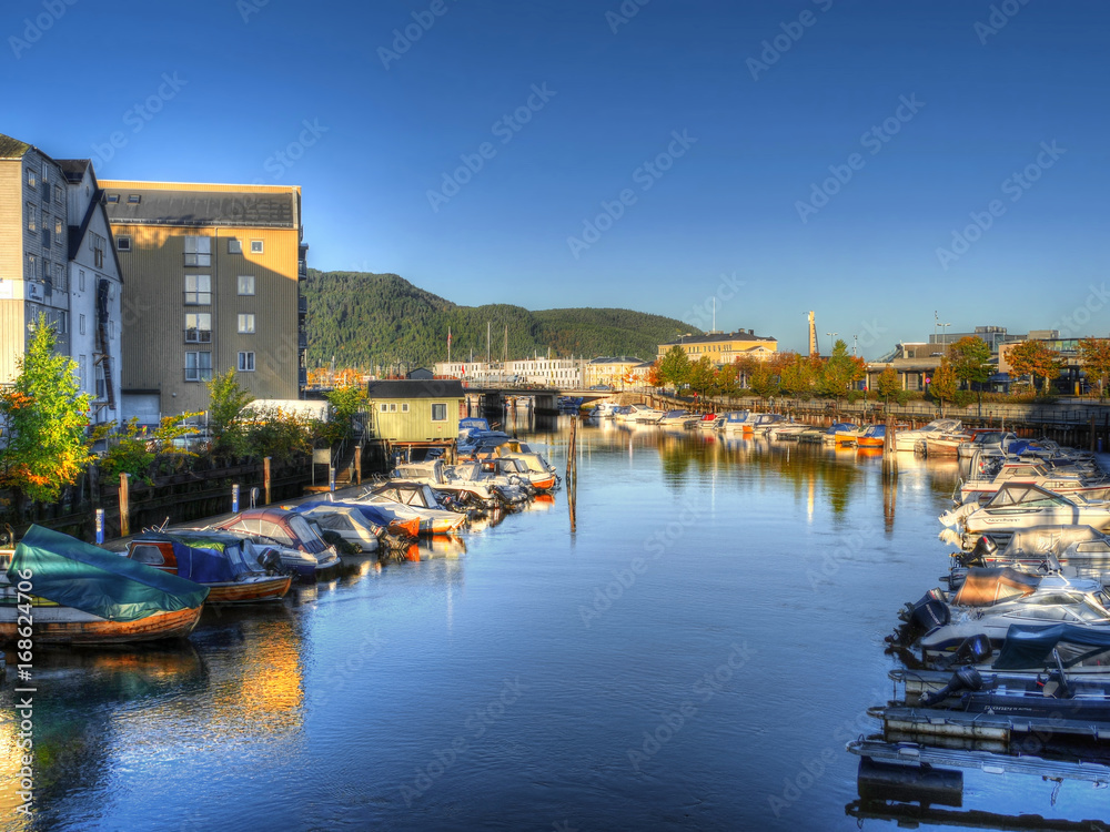 Port de Tondheim, Norvège