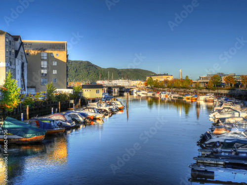 Port de Tondheim, Norvège