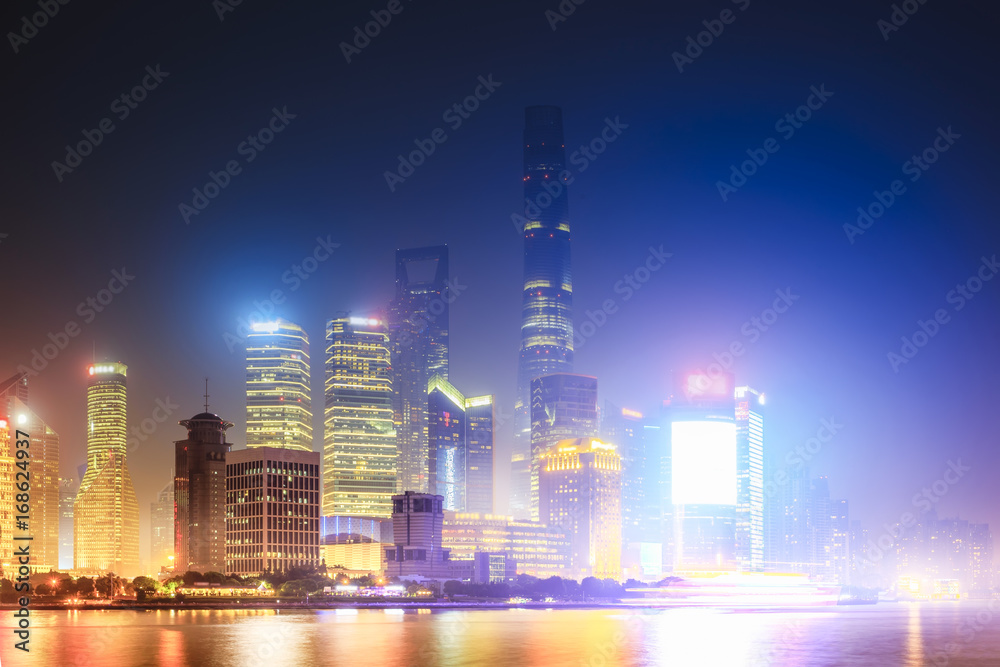 Architectural scenery and skyline of Shanghai Architectural scenery and skyline of Shanghai