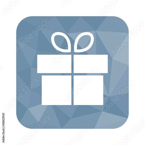 Low Poly Button - Weihnachtsgeschenk