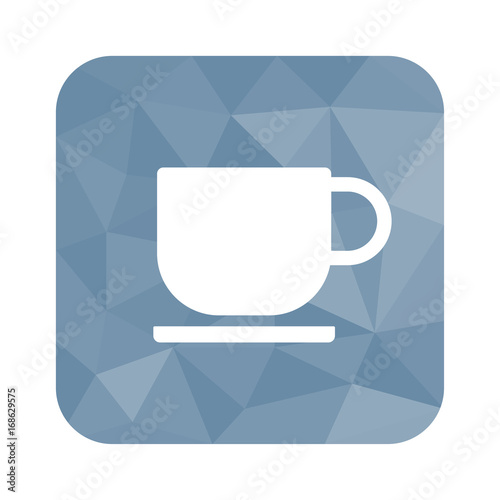 Low Poly Button - Tasse
