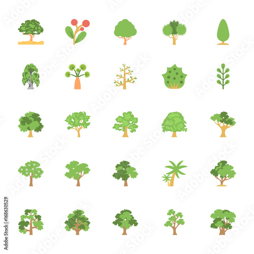 Nature and Ecology Flat Colored Icons 6