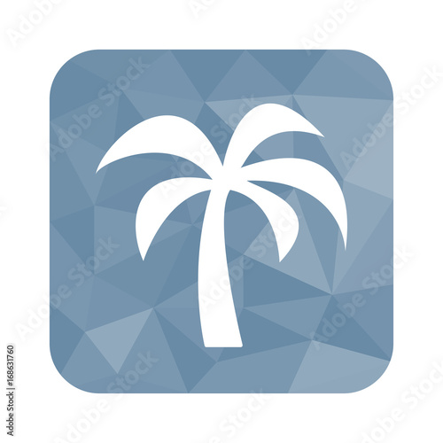 Low Poly Button - Palme