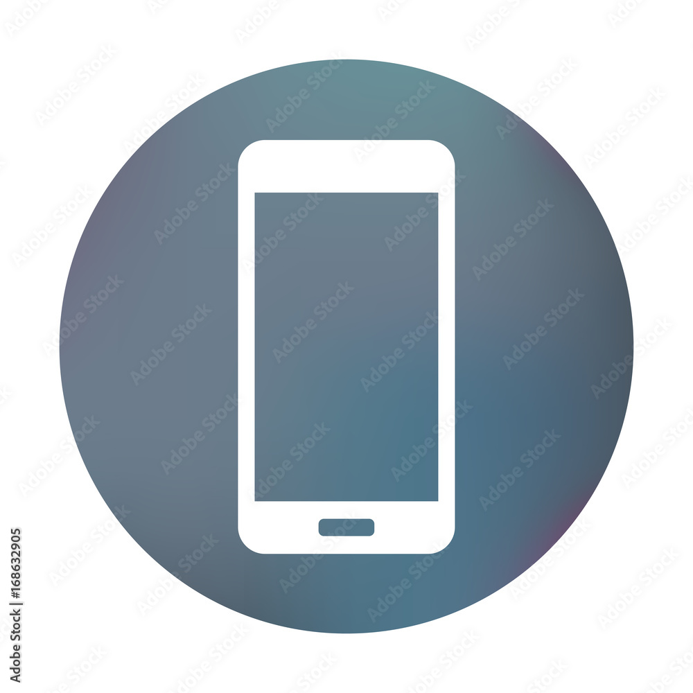 Farbiger Button - Smartphone Farbiger Button - Smartphone