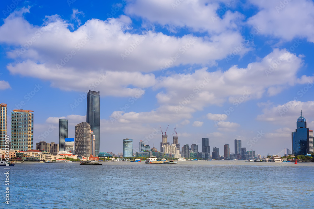 Architectural scenery and skyline of Shanghai Architectural scenery and skyline of Shanghai
