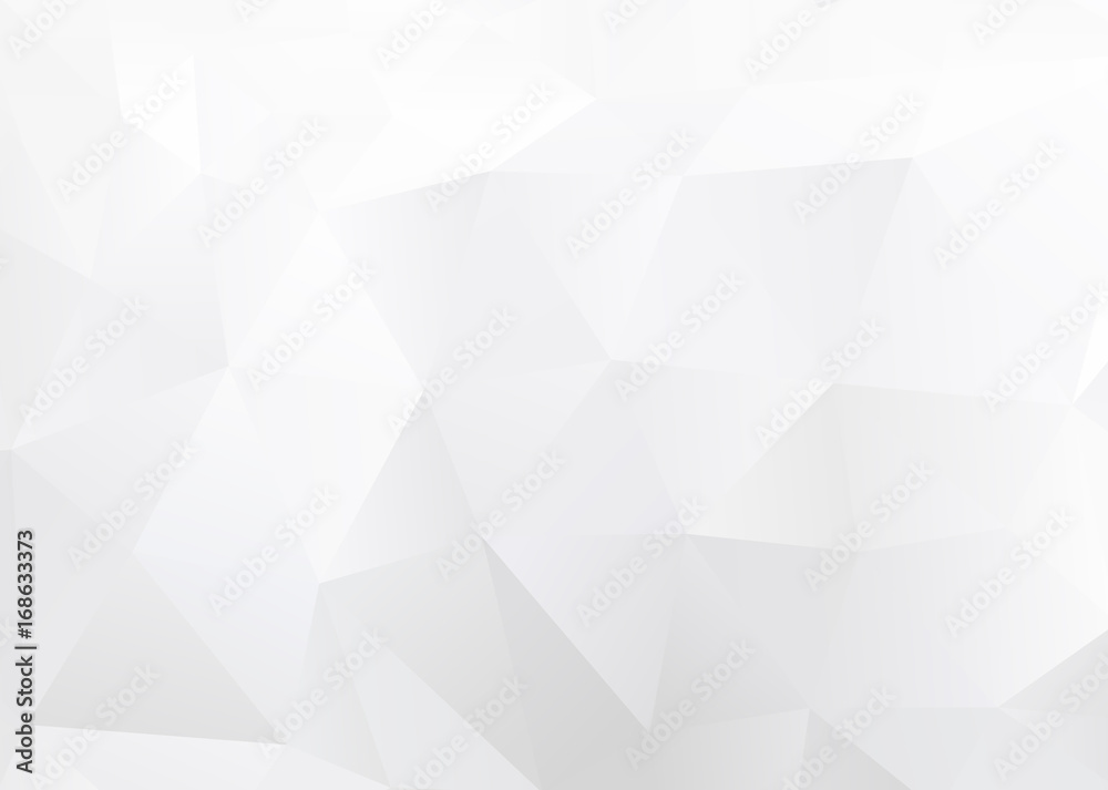 Abstract Low Poly White Background