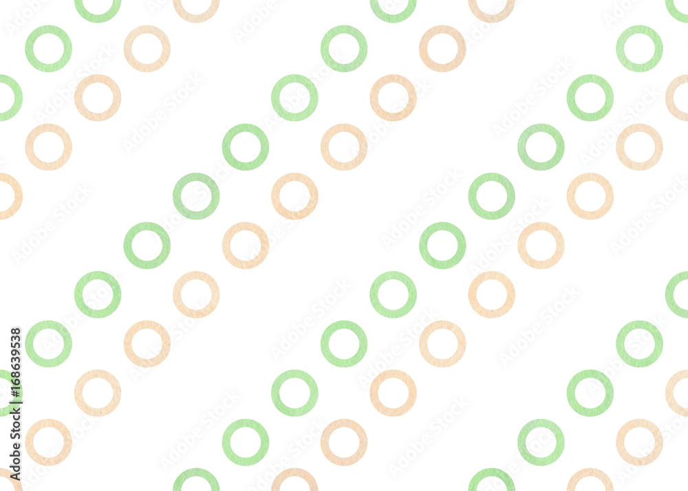 Watercolor circles pattern. Watercolor circles pattern.