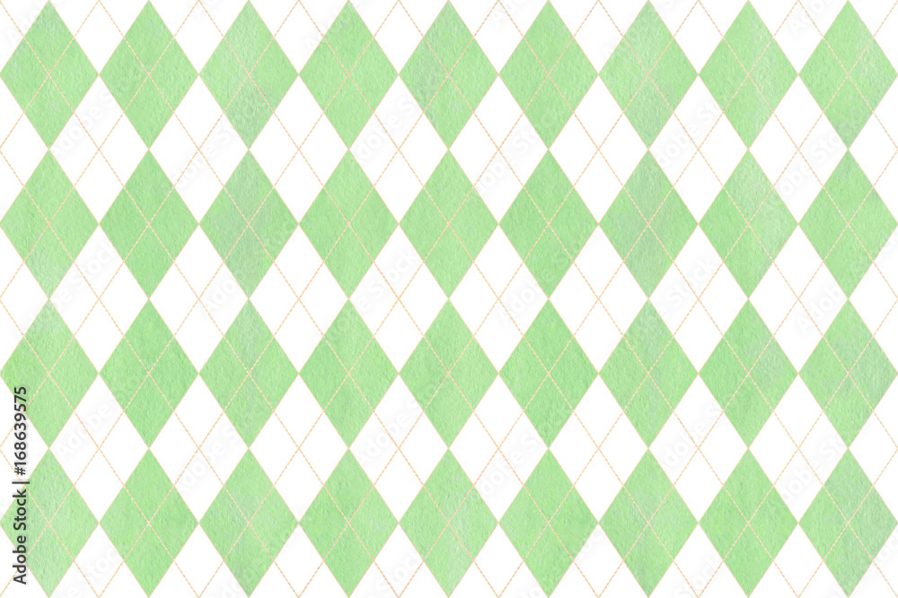Watercolor diamond pattern. Watercolor diamond pattern.