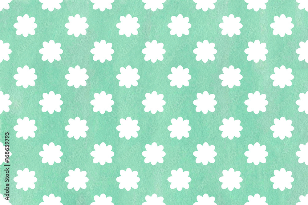 Watercolor flowers pattern. Watercolor flowers pattern.