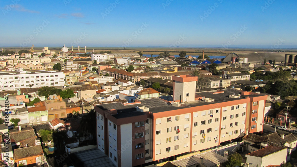 Cityscape of Pelotas (Porto neighborhood), city in Rio Grande do Sul, Brazil