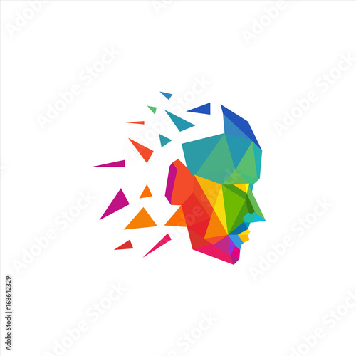 Creative Head Logo Template Design