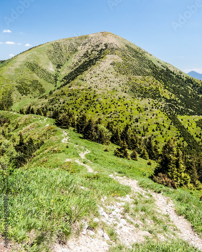 Stoh hill from Poludnovy grun hill in Mala Fatra mountains in Slovakia photo