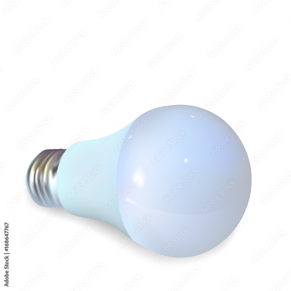 Bulb, realistic vector illustration Bulb, realistic vector illustration