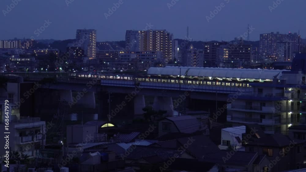 An urban area in the suburbs of Tokyo - video 4K UHD 3