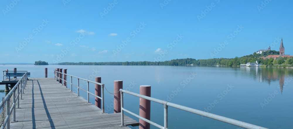 Plön am Grossen Plöner See in der Holsteinischen Schweiz,Schleswig-Holstein,Deutschland