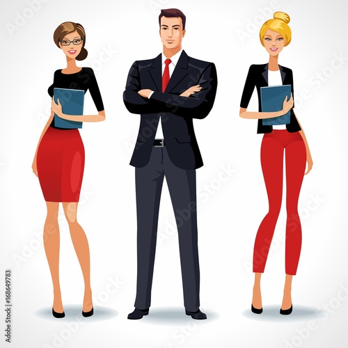 Boss and assistants