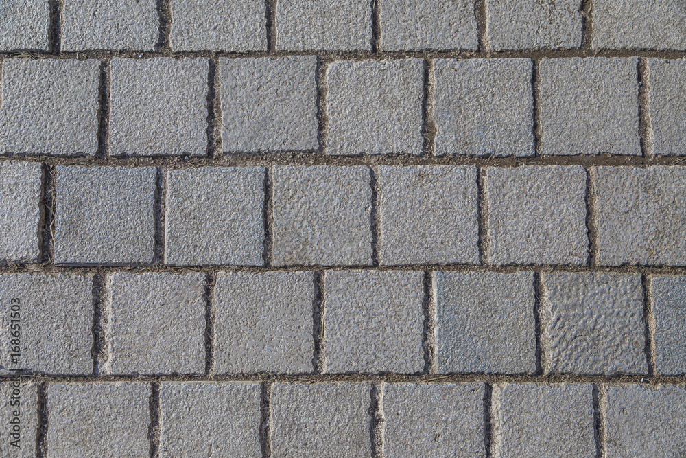 Naklejka premium стена крипичная кладка мостовая