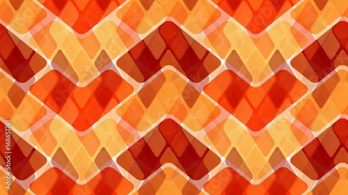 Seamless loop animation background with red tiles