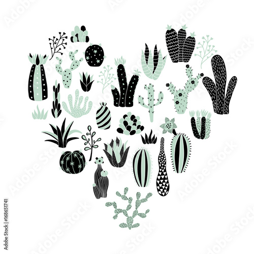 green heart cactus