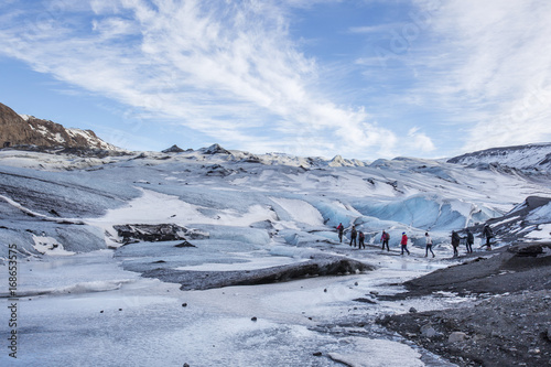 Sólheimajökull glacier photo