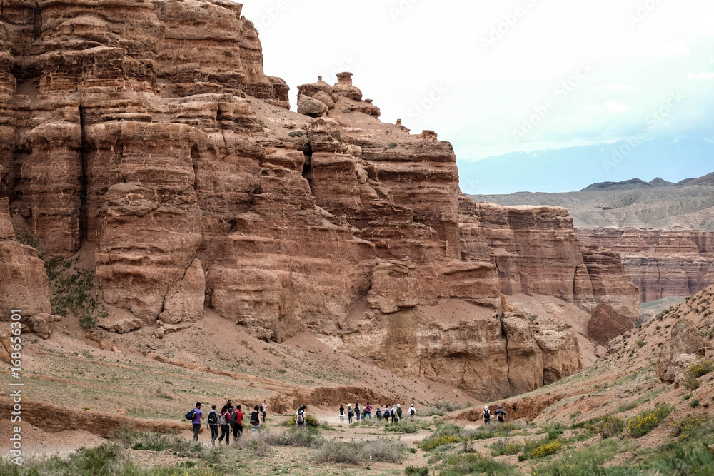 Incredible Sharun canyon in Kazakhstan Incredible Sharun canyon in Kazakhstan