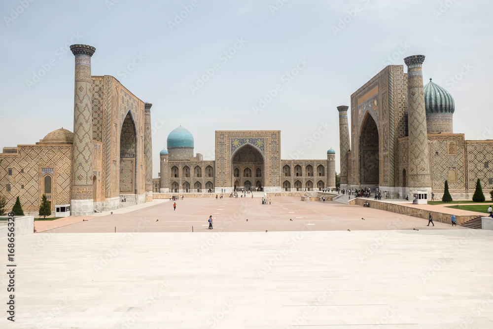 Beatiful Ragistan square in Samarkand