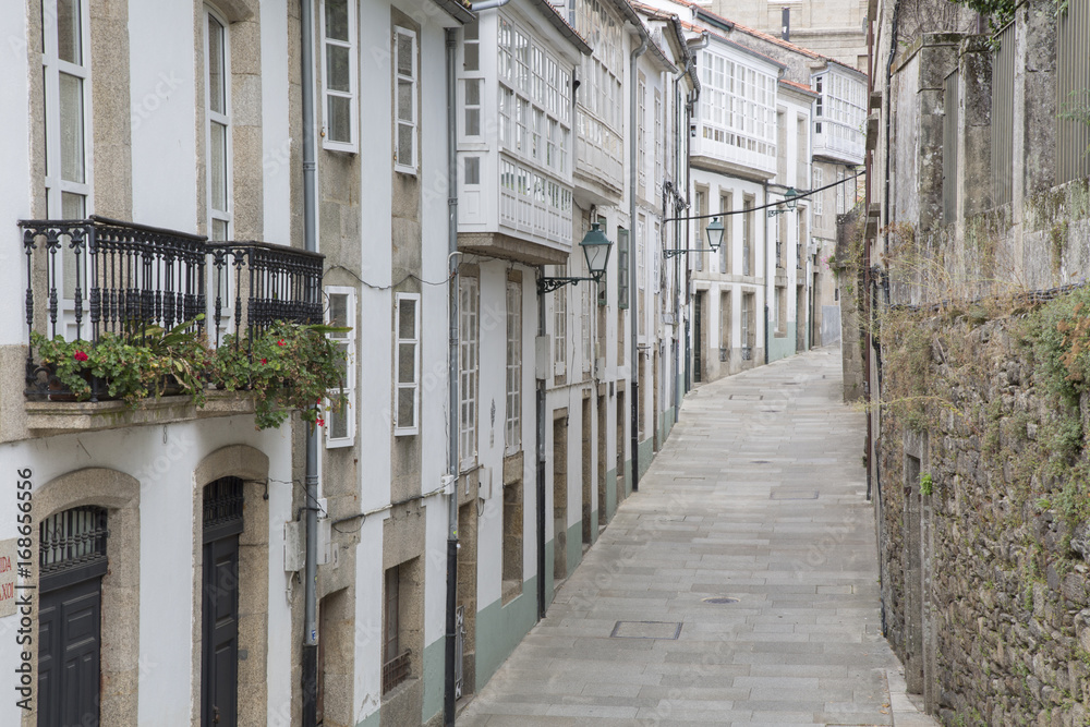 Building Facade, Trindade Street, Santiago de Compostela