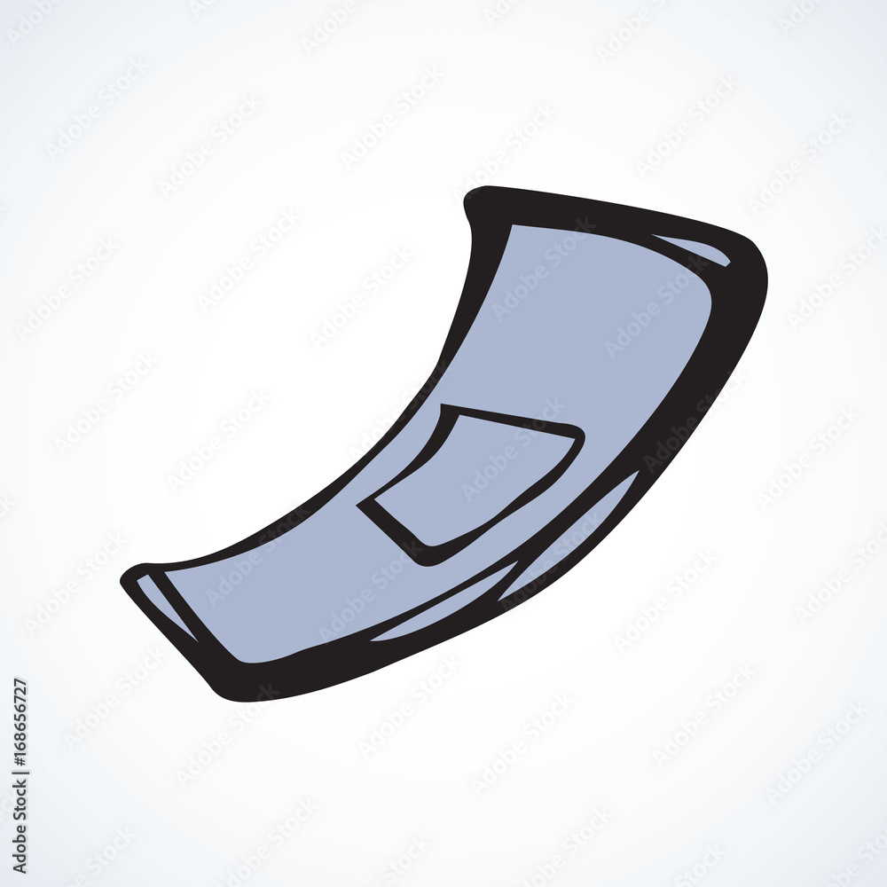 Plaster. Vector drawing Plaster. Vector drawing