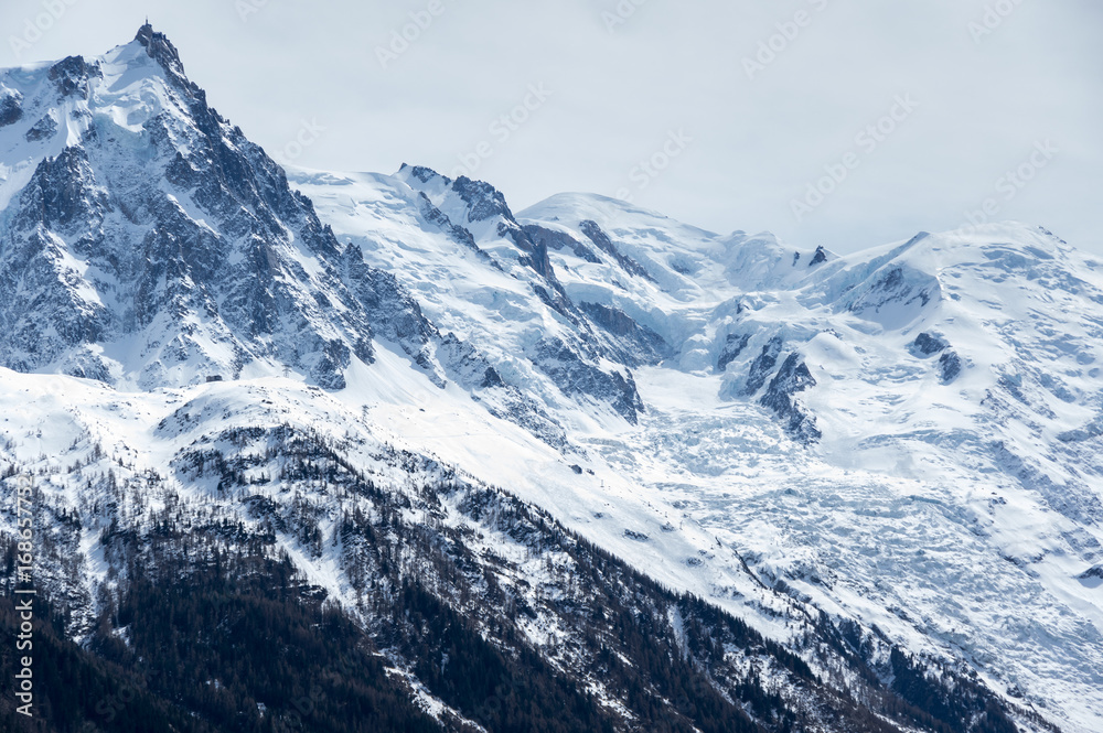 Obraz premium Panoramic view of french Alps