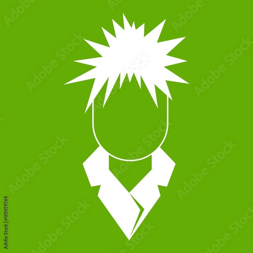 Singer icon green