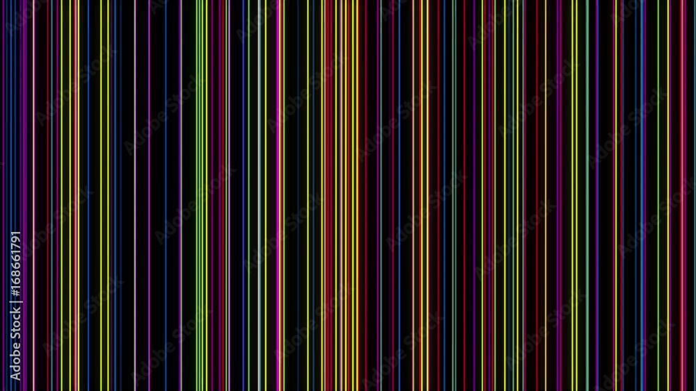 Abstract Vertical Multi Colored Line Background Loop