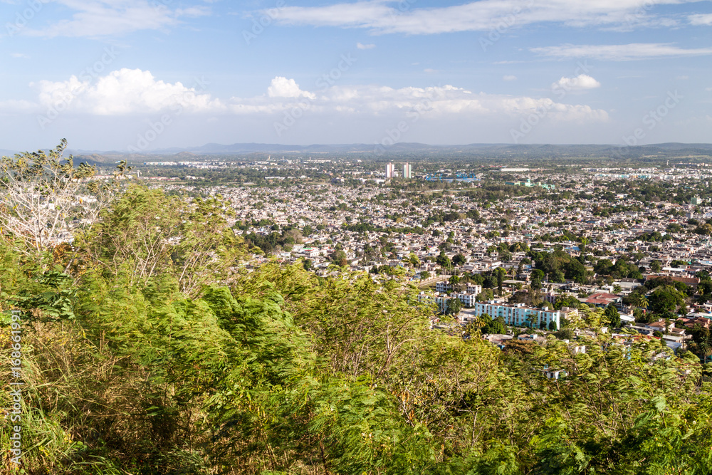 Aerial view of Holguin, Cuba