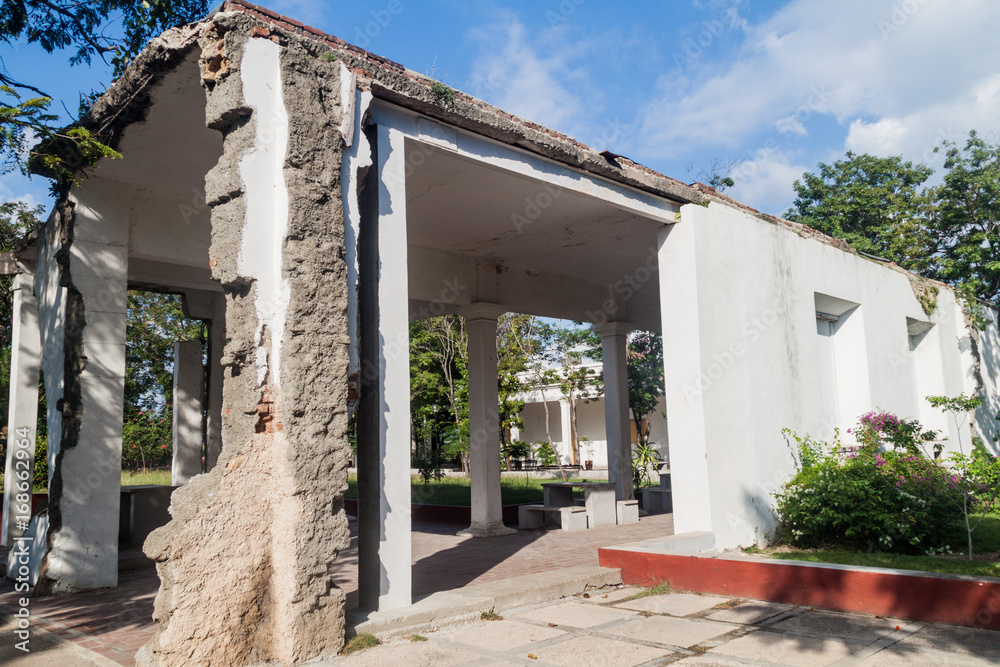 Ruins of the former Saturnino Lora Civil Hospital, important place of Cuban history, Santiago de Cuba